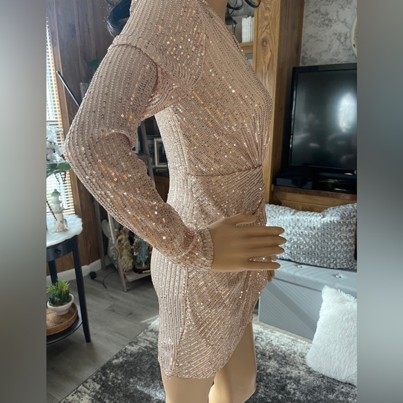 Women’s Glitter Sequin Mini Dress Size Small - Picture 11 of 14